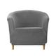 Velvet Club Chair Slipcover Stretch Armchair Covers 1-Piece Club Tub Chair Covers Sofa Cover Couch Furniture Protector Cover Plush Spandex Couch Covers for Living Room