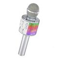 Kids Karaoke Microphone Wireless Karaoke Microphone with LED Light for Girls 3-12 Years Old Christmas Gift Toys for Kids