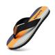 Men's Slippers Flip-Flops Flip-Flops Plus Size Casual Beach Home Daily Canvas Breathable Loafer Orange Beige Gray Color Block Summer Spring