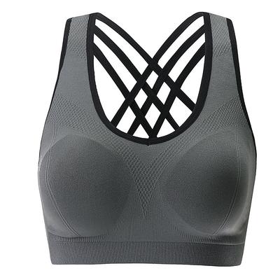 Women's Sports Bras High Impact Seamless Longline Sports Bra for Women Pack with Removable Pad Home Outfits