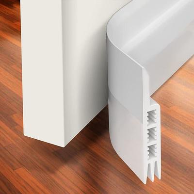 Door Draft Stopper Under Door Draft Blocker Insulator Door Sweep Weather Stripping Noise Stopper Strong Adhesive 39 Length 1M