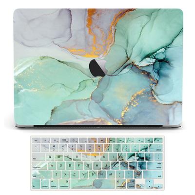 Compatible with MacBook Air 13 Inch Case 2022 2021 2020 2019 2018 Release M1 A2337 A2179 A1932 Touch ID MacBook Air Case Hard Shell Case 2 Keyboard Covers Screen Protector Pink Marble