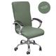 Waterproof Computer Office Chair Cover Stretch Rotating Gaming Seat Slipcover Elastic Corn Kernels Black Solid Color Soft Durable Washable
