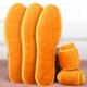 2 Pairs Winter Alpaca Wool Insoles Soft Plush Warm Thicken Foot Thermal Shoe Insole for Women Men Breathable Snow Boots Shoes Heat Pads