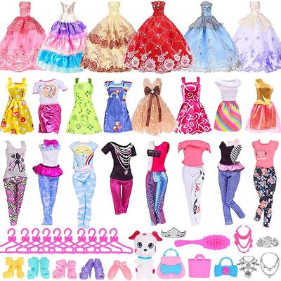 39 Sets 11.5-inch And 30cm Doll Clothing Accessories Toys Cross Border Kindergartens And Sweet Pink Dolls