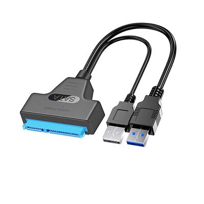 SATA To USB 3.0 / 2.0 Cable Up To 6 Gbps For 2.5 Inch External HDD SSD Hard Drive, SATA 3 22 Pin Adapter USB 3.0 To Sata III Cord