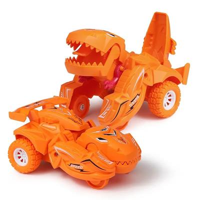 Impact Deformed Dinosaur Toy Car Inertia Car Crash Resistant and Rotatable Racing Boy Toy Car Children's Gift