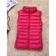 Women's Puffer Vest Vest Quilted Vest Windproof Warm Outdoor Christmas Street Daily Wear Zipper Zipper Stand Collar Fashion Outdoor Casual Minimalism Plain Regular Fit Outerwear Sleeveless Fall Winter