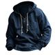 Men's Hoodie Zip Up Hoodies Tactical Hoodie Tactical Black Navy Blue Hooded Plain Pocket Sports Outdoor Daily Holiday Streetwear Cool Casual Spring Fall Clothing Apparel Hoodies Sweatshirts