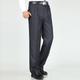 Men's Dress Pants Trousers Casual Pants Pleated Pants Pocket Plain Comfort Warm Wedding Business Casual Cotton Blend Retro Vintage Classic Black Blue High Waist Stretchy