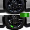 6Pcs Universal Car Wheel Rim Vinyl Stickers Reflective Hash Mark Stripe Racing Wheel Hub Decals Wheel Decor