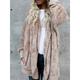 Women's Fleece Sherpa Jacket Teddy Bear Coat with Hood Open Front Winter Coat Fall Windproof Warm Comtemporary Stylish Plush Jacket Long Sleeve Plain with Pockets Oversize Lotus Black