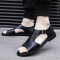 Men's Sandals Gladiator Sandals Roman Sandals Comfort Sandals Casual Roman Shoes Beach Nappa Leather Summer