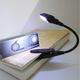 portable mini LED reading light book clip light protable bright Flexible Gooseneck for tablet computer 1 pc