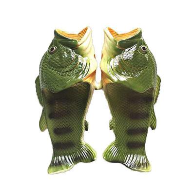 Men's Fish Shaped Slippers - Funny 3D Fish Flip Flops for Men and Women, Novelty Summer Beach Sandals, Indoor/Outdoor Casual Wear