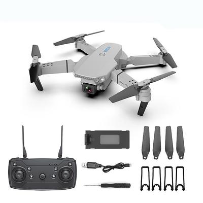 E88Pro Foldable GPS drone with 4K Ultra HD camera Adult quadcopter brushless motor automatic return home Follow Me 52 min flight time remote control range including carry bag