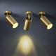 Brass Small Spotlights Led Living Room Cafe Bar Golden Track Lights Homestay Decoration Bright Down Light