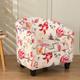 Floral Printed Club Chair Slipcover Stretch Armchair Covers 1-Piece Club Tub Chair Covers Sofa Cover Couch Furniture Protector Cover Spandex Couch Covers for Living Room