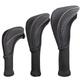 3pcs Golf Club Cover Golf Fan Product Golf Club Cover Driver For Protection Cover Long Neck Anti-friction Club For Head Golf Club Headcover Driver Wood Set Golf Club Covers For Woods And Hybrids Golf