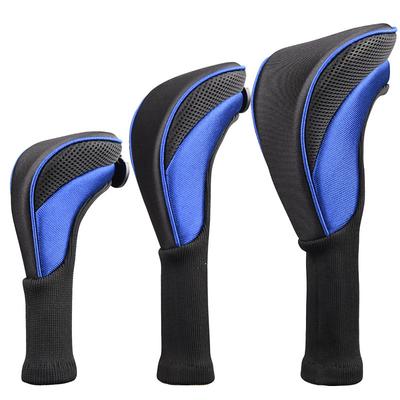 3pcs Golf Club Cover Golf Fan Product Golf Club Cover Driver For Protection Cover Long Neck Anti-friction Club For Head Golf Club Headcover Driver Wood Set Golf Club Covers For Woods And Hybrids Golf