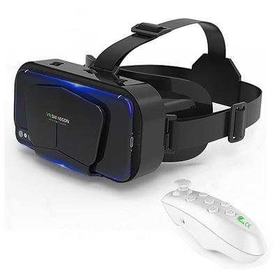 VR Headset Without Remote Control Compatible iPhone Android Phones in 3.5-7.2 Screen Lightweight Adjustable HD 3D Virtual Reality Glasses