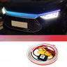 Running Lights Car Dynamic Starts Scanning Through Daytime LED Super Bright Hood Light Dual Mode Hood Light Bar