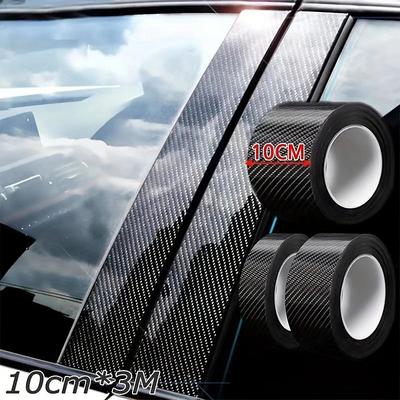 Car Decoration Car Stickers, Scratch Cover Car Body Carbon Fiber Stickers, Multifunctional Waterproof Stereo Stickers