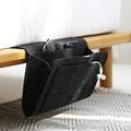 Felt Bedside Storage Bag Pouch Bed Desk Bag Sofa TV Remote Control Hanging Caddy Couch Storage Organizer Bed Holder Pockets