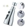 3 Functions Spray Head 360 Swivel Faucet Spayer Head G1/2 Water-saving Sink Aerator for Kitchen Faucet Replacement Spray Head