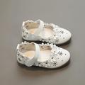 Boys Girls' Flats Daily PU Little Kids(4-7ys) Toddler(2-4ys) Daily White Pink Blue Summer Spring Fall