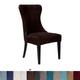Stretch Armless Wingback Chair Cover Armchair Cover Reusable Wingback Side Chair Velvet Slipcovers Accent Chair Covers for Dining Room Banquet Home Decor