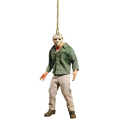 Halloween DIY Horror Movie Ornament Acrylic Rearview Mirror Hanging Charm Dangling Pendant for Car Decoration