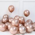 Glossy Metal Pearl Latex Balloons Thick Chrome Metallic Inflatable Air Balloons Party Decoration 100/50/30/10PCS