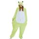 Adults' Kigurumi Pajamas Frog Animal Patchwork Onesie Pajamas Pajamas Funny Costume Coral fleece Cosplay For Men's Women's Boys Christmas Animal Sleepwear Cartoon