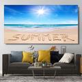 Natural Modern Seascape Wall Pictures Landscape Beach Sea Ocean Canvas Painting Wall Art Posters for Living Room Decor Cuadros