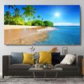 Natural Modern Seascape Wall Pictures Landscape Beach Sea Ocean Canvas Painting Wall Art Posters for Living Room Decor Cuadros