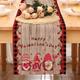 Valentines Day Table Runner Holiday Table Runner Seasonal Farmhouse Burlap Table Cloth for Wedding Anniversary Home Kitchen Dinner Table Party Decor