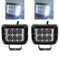 2pcs 4inch 45W Side Shooter Off Road Dual Side Work Light Combo Led DRL with Flash Strobe Function Driving Flood Work Light Bar For Tractors Boat 4x4 Truck SUV ATV Fog Lamp