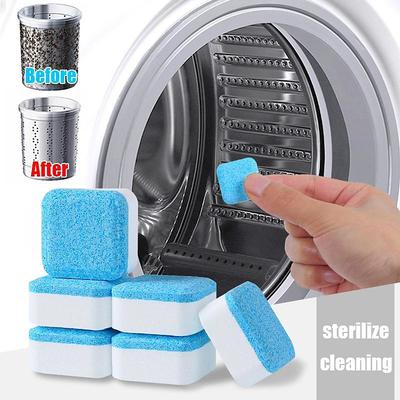 6pcs Washing Machine Cleaner, Remove Mold Effervescent Tablets, Dirt Deodorant Cleaner Tablets, Bathroom Accessories Bathroom Accessories