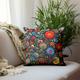 Vintage Floral Decorative Toss Pillows Cover 1PC Soft Square Cushion Case Pillowcase for Bedroom Livingroom Sofa Couch Chair