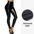 ebay wish new multi-color leather pants women high waist leather pants leggings women four-sided elastic hip lift sexy women's pants