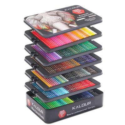 180 Pcs Professional Colored Pencils, Drawing Pencils Lead 3.0mm, Tin Box Package, 180 Colors Set Wood Colored Pencils for Adult Artists., Back to School Gift