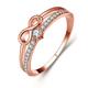 Women's Rings Romantic Street Ribbon bow Ring