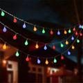Outdoor LED Globe Ball String Lights 100/50/30M Fairy Light 800/400/300Leds for Party Garden Yard Colorful Romantic Decoration Lighting IP44 Waterproof