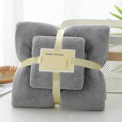 Bath Towels Set for Bathroom,Thick,SoftAbsorbent Fleece Bath Towels,1PC Bath Towel1PC Hand Towel,Microfiber Quick Dry Bath Towel,Multipurpose Bath Sheets Towels for Bath, Gym and Spa