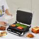 Electric Contact Grill Digital Griddle and Press Optional Waffle Maker Plates Opens 180 Degree Barbecue Electric Non-stick Grill