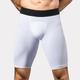 Men's Sweat Shorts Shorts Going out Weekend Running Casual Plain Knee Length Gymnatics Activewear Black White