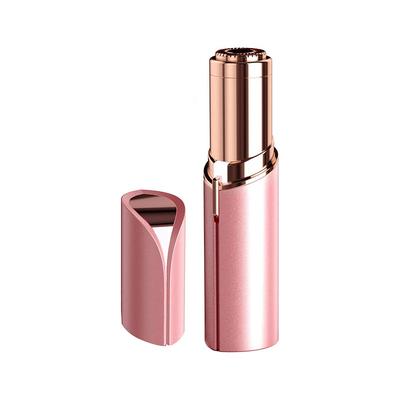 Facial Hair Removal for Women Painless Hair Remover Waterproof Shaver Razor Hair Remover with LED Light for Face Bikini Peach Fuzz Upper Mustache Lip Chin (Rose Gold)