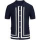 Men's Knit Polo Sweater Polo Shirt Street Casual Button Classic Short Sleeve Fashion Casual Graphic Striped Button Front Summer Spring Fall Regular Fit Navy Blue Green Khaki Knit Polo Sweater