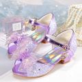 Girls' Heels Dress Shoes Flower Girl Shoes Princess Shoes School Shoes Leather PU Portable Breathability Non-slipping Princess Shoes Big Kids(7years ) Little Kids(4-7ys) School Gift Daily Walking